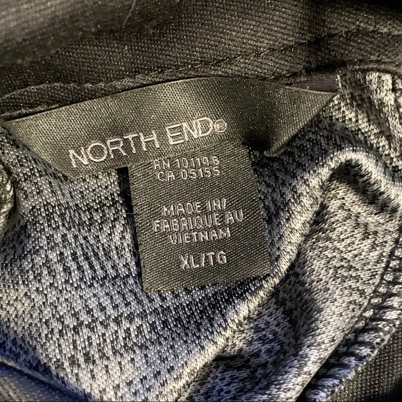 North End Black & Gray Lightweight Zip Jacket XL - Picture 6 of 13